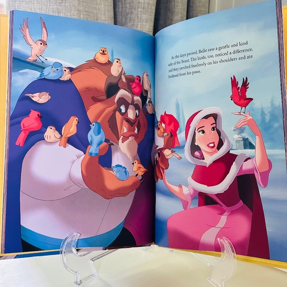 NEW Disney Princess Beauty & The Beast The Story Of Belle Hardcover Picture Book - Picture 3 of 5